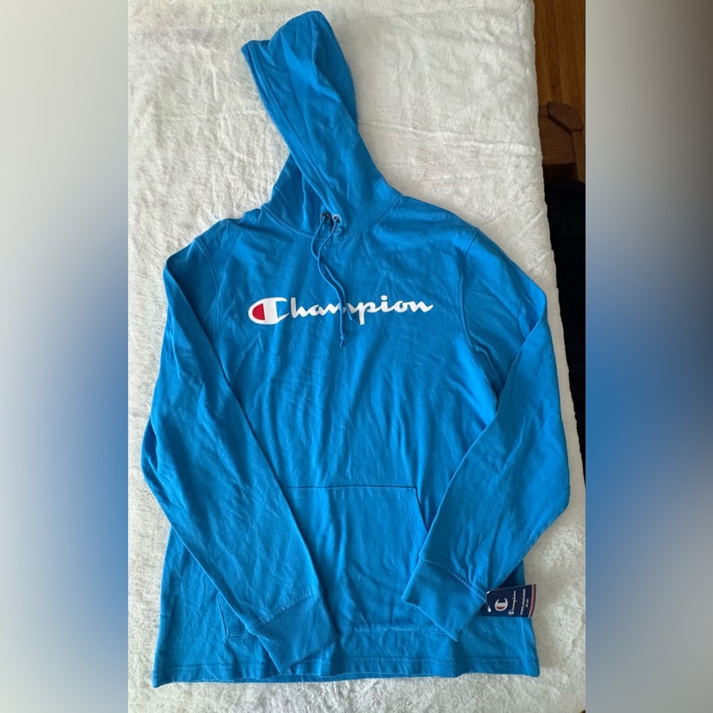 Champion Blue Long Sleeve Hoodie